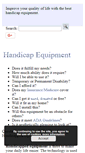 Mobile Screenshot of handicappedequipment.org